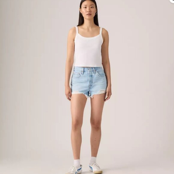 Levi's Original Fit High Rise Shorts - Picture 1 of 10